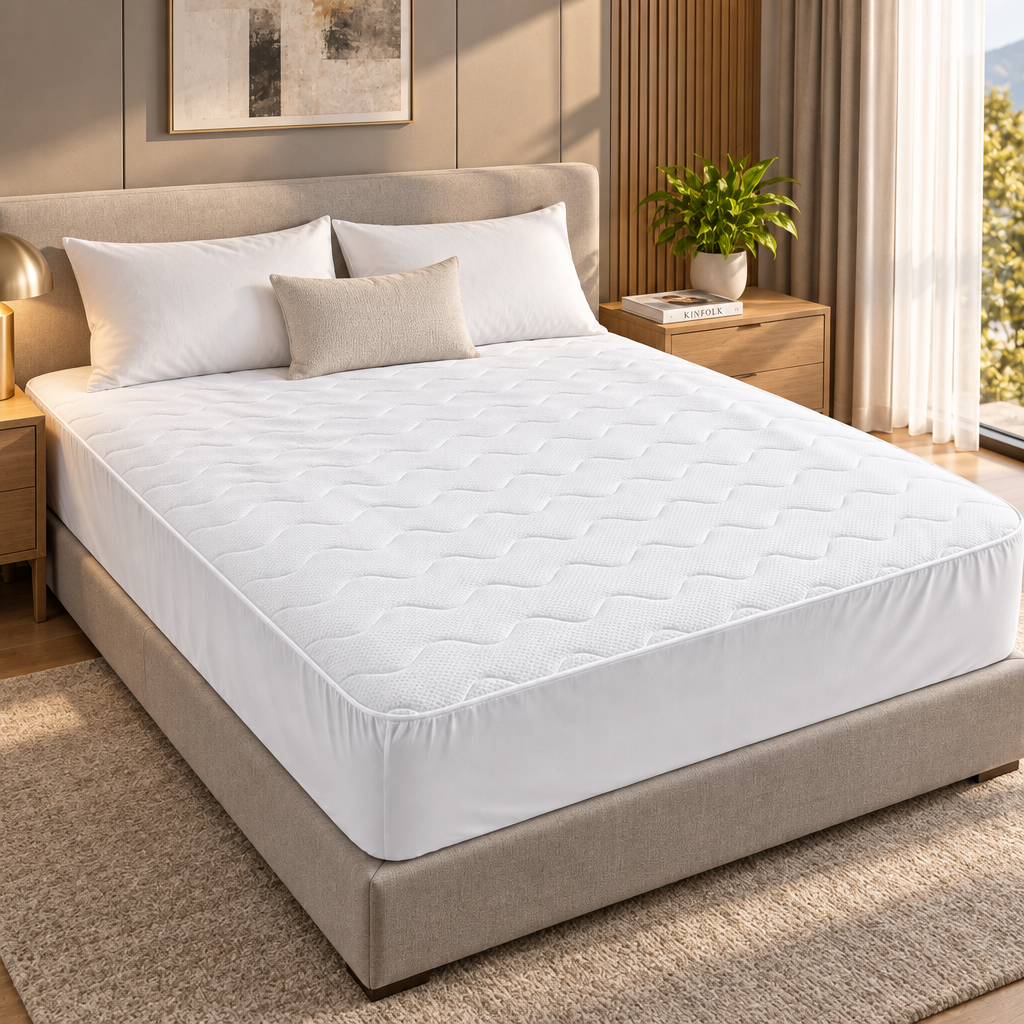 Premium Waterproof & Stain-Resistant Mattress Protector | 100% Waterproof, Ultra-Breathable, Deep Pocket Fit