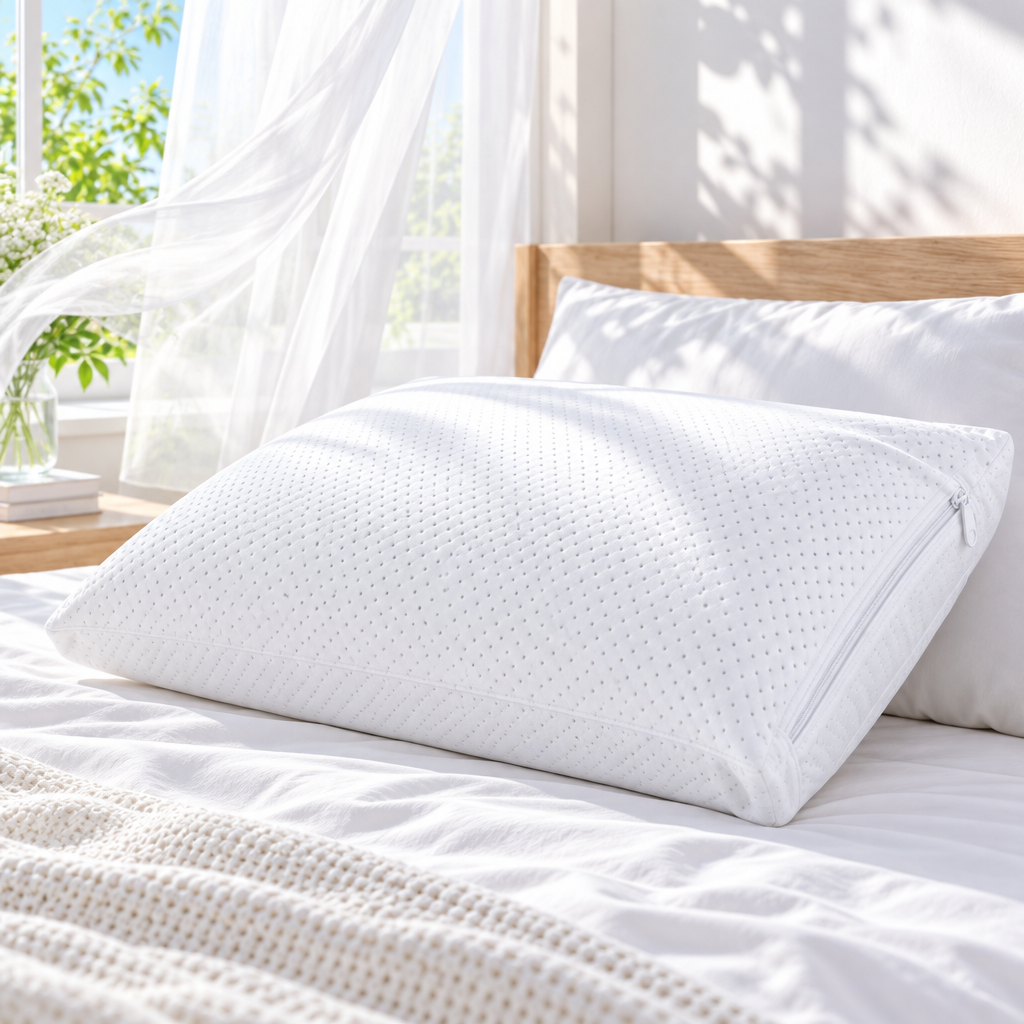 Breathable Waterproof Pillow Protector | 2-Pack, 100% Sweat-Proof, Quiet Zippered Cover