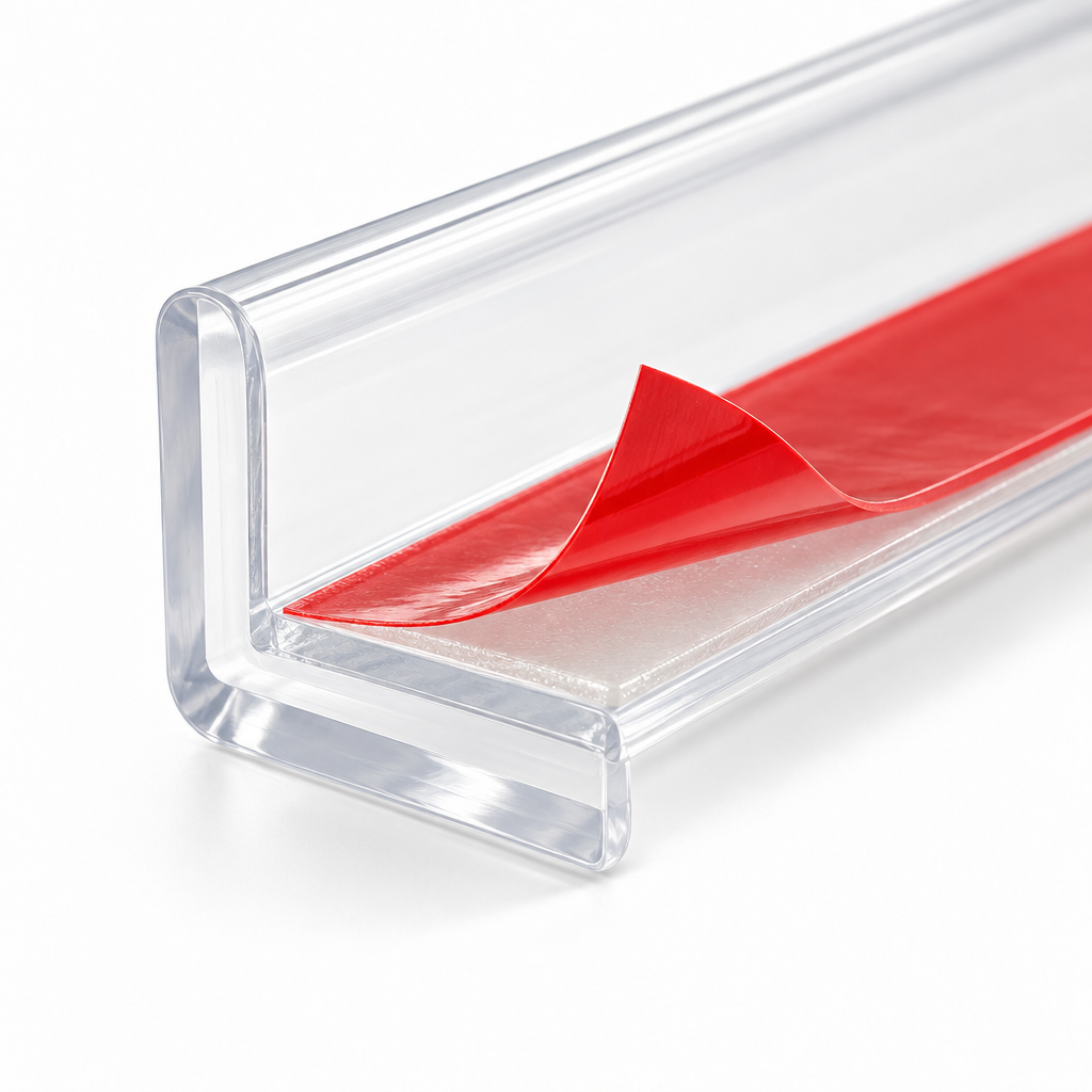 Clear Silicone Wall Corner Protector | Invisible Shock-Absorbing, Peel-and-Stick Edge Guard