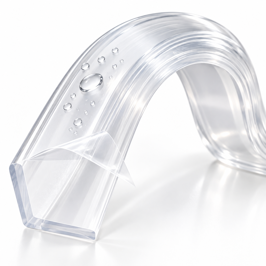 Clear Silicone Wall Corner Protector | Invisible Shock-Absorbing, Peel-and-Stick Edge Guard