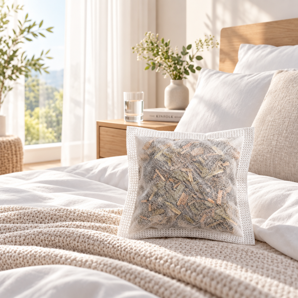 Natural Herbal Dust Mite Repellent Pack | 100% Non-Toxic, Baby-Safe, Mattress & Pillow Protection