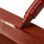 Wood Furniture Touch-Up Pen Set | 3-Color Oak Walnut Mahogany, Precision Brush Tip, Scratch & Chip Repair