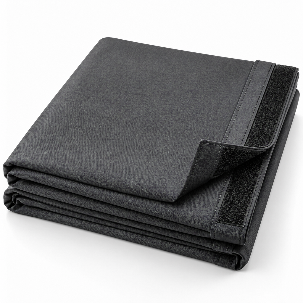 Velcro Blackout Curtain | 100% Light Blocking, Tool-Free Peel-and-Stick, Thermal Insulating