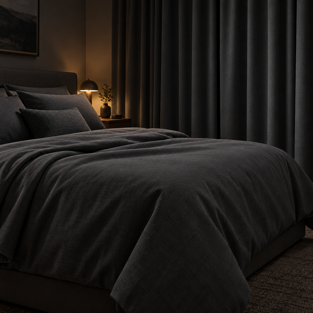 Velcro Blackout Curtain | 100% Light Blocking, Tool-Free Peel-and-Stick, Thermal Insulating