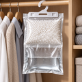 Hanging Closet Dehumidifier Bags | Visible Moisture Collection, Leak-Proof, Calcium Chloride Beads