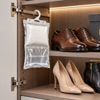 Hanging Closet Dehumidifier Bags | Visible Moisture Collection, Leak-Proof, Calcium Chloride Beads